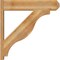 Ekena Millwork Funston Craftsman Rough Sawn Outlooker, Western Red Cedar, 8"W x 36"D x 36"H OUT08X36X36FST04RWR - alternate 3